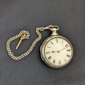 Montre Anglaise milieu XIXème en argent