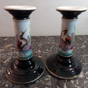 Paire de bougeoirs art nouveau